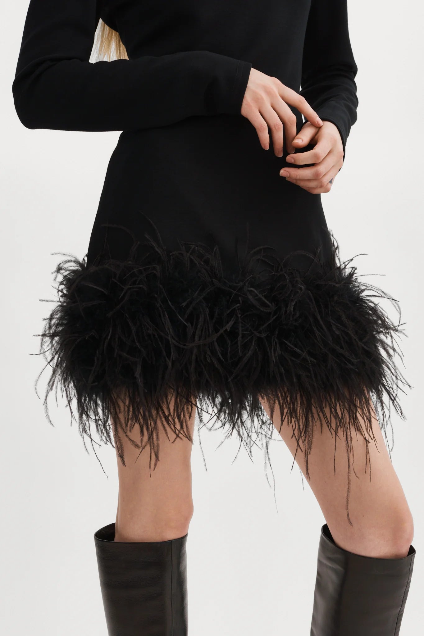 bahira mini dress bahira knit mini dress Vasara: White Bamboo & Cotton Mini Dress The Knotty Ones