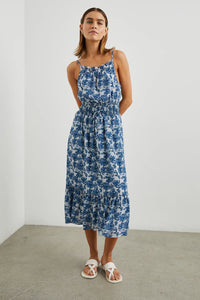 RAILS MAGDALENE DRESS CHAMBRAY FLORAL