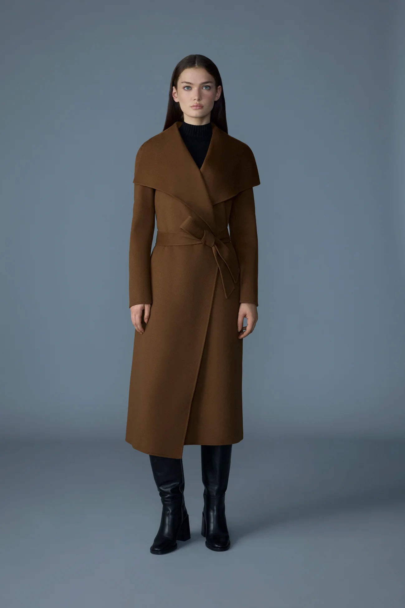 MACKAGE MAI-CN Double-face wool wrap coat  DOWN TO -5ºC