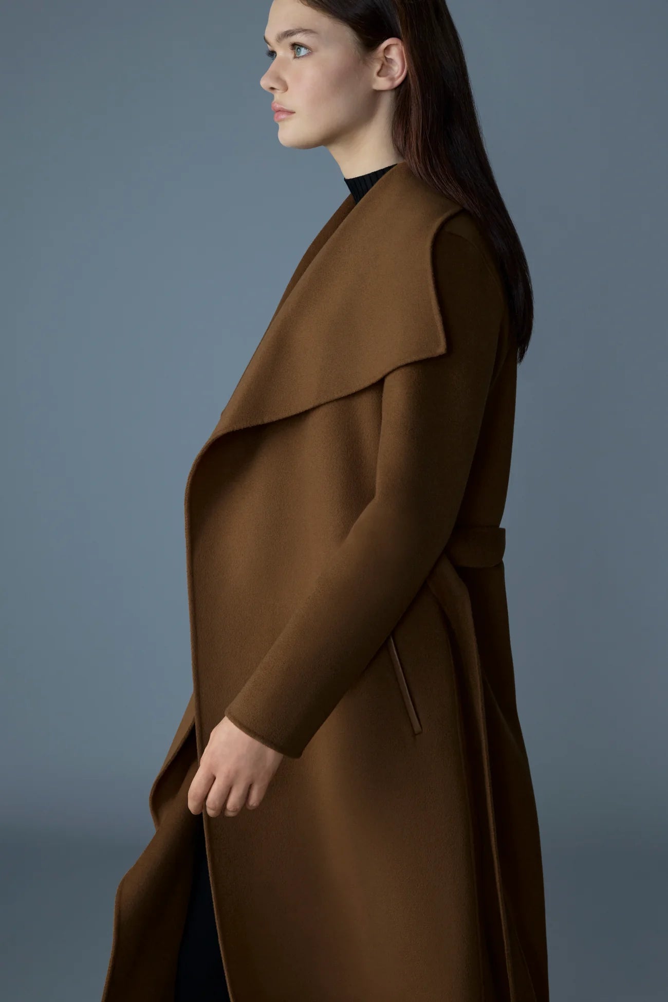 MACKAGE MAI-CN Double-face wool wrap coat  DOWN TO -5ºC