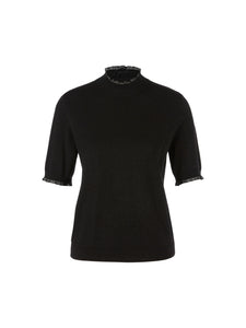 MARC CAIN MOCK NECK WITH FRILLS VC 41.61 M65