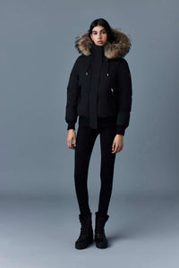 MACKAGE NEFI-FZ Down jacket with removable fur trimmed hood  DOWN TO -20ºC