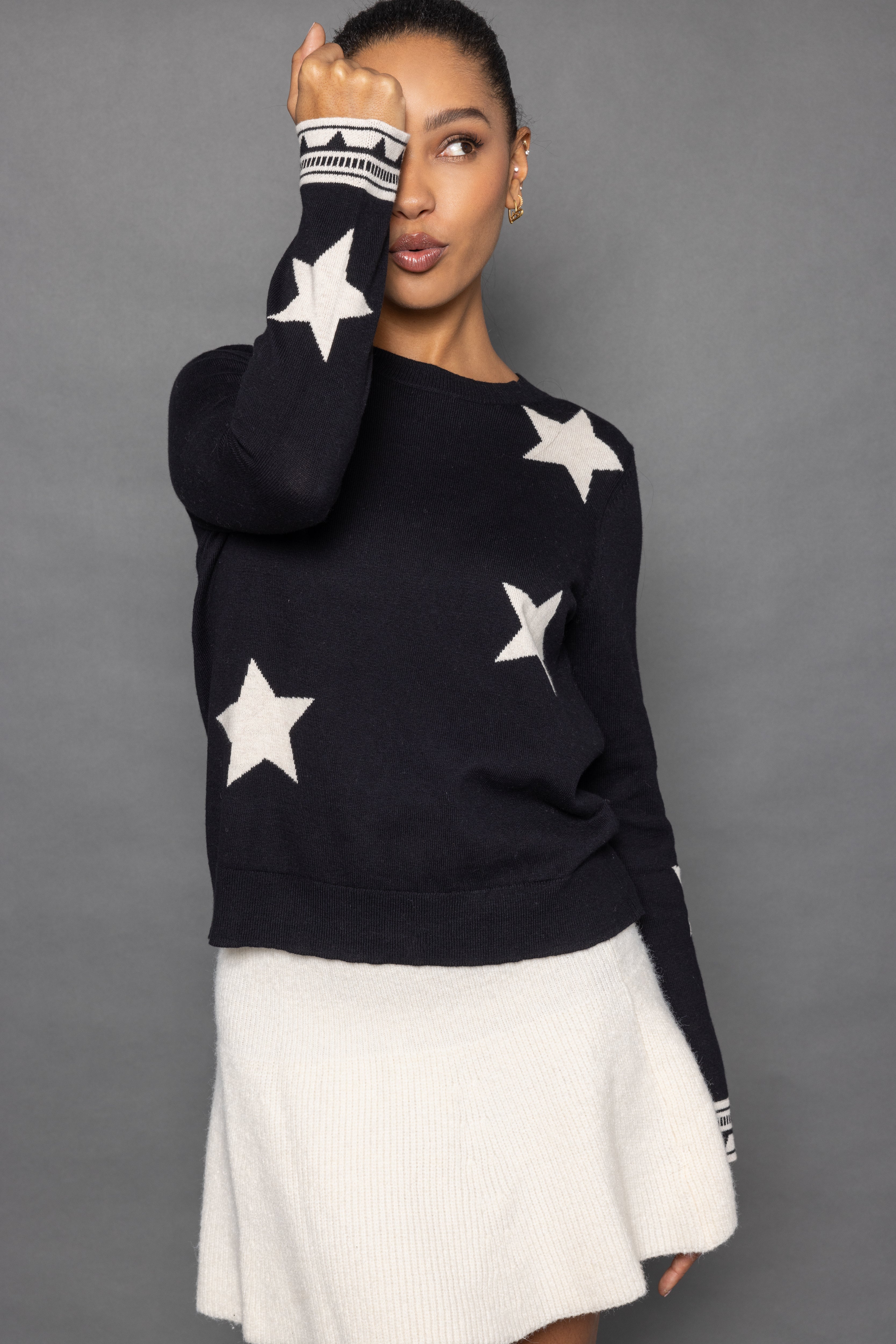 LISA TODD STAR SIGHTED SWEATER