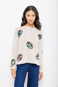 LISA TODD ALL EYES ON YOU SWEATER