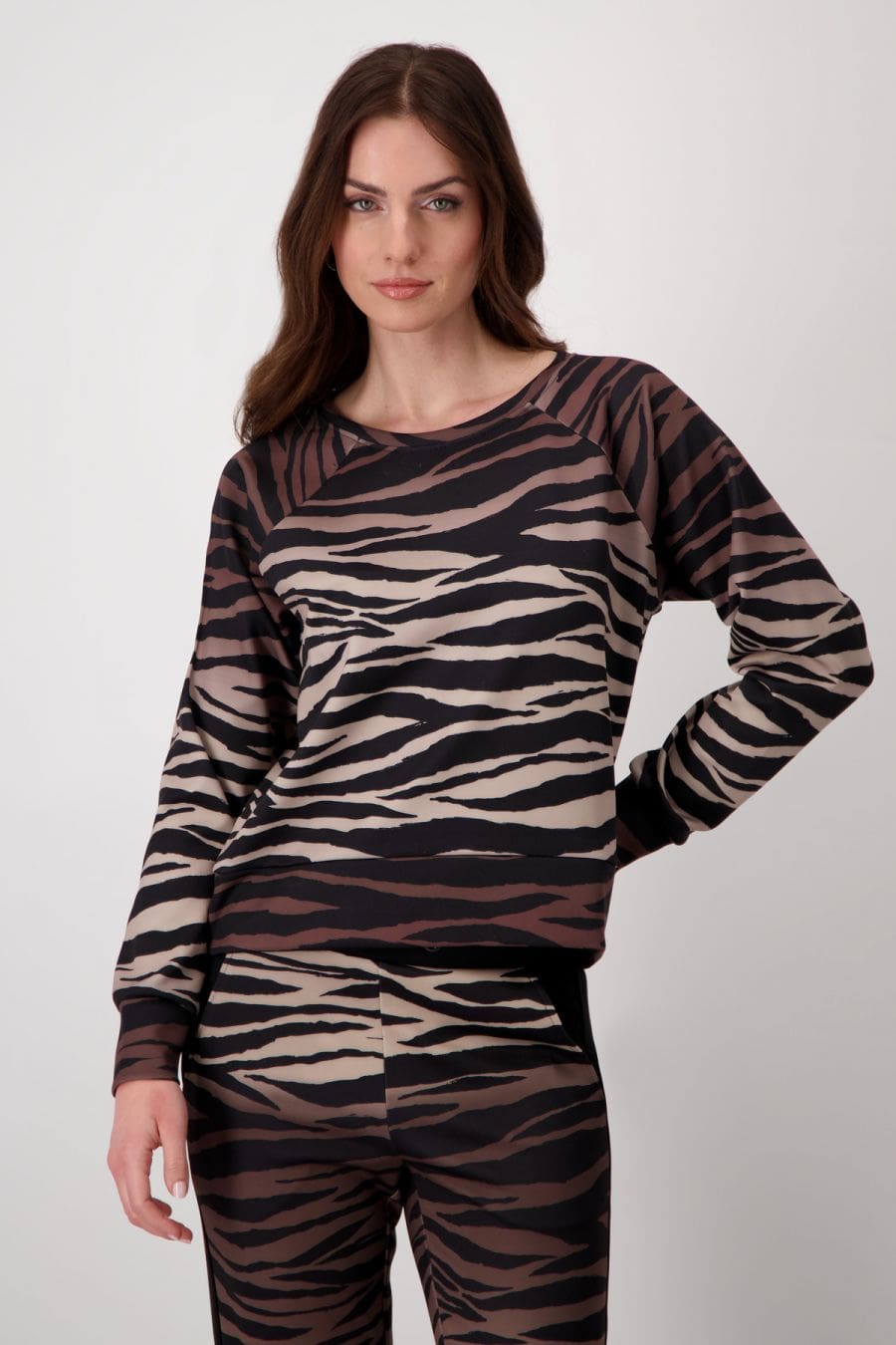 SWEATSHIRT IN TIGER PRINT 408211