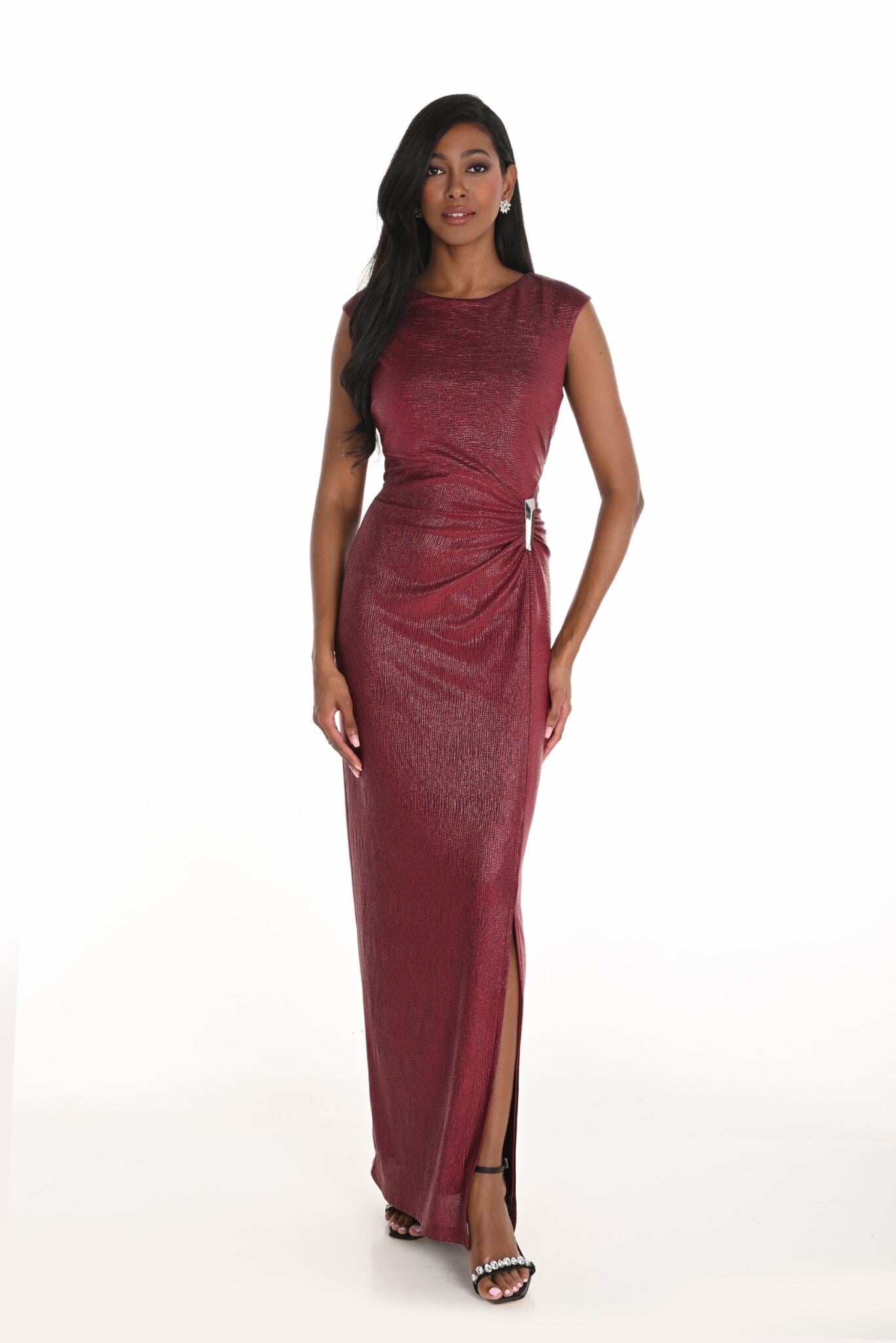 BORDEAUX KNIT GOWN 259323