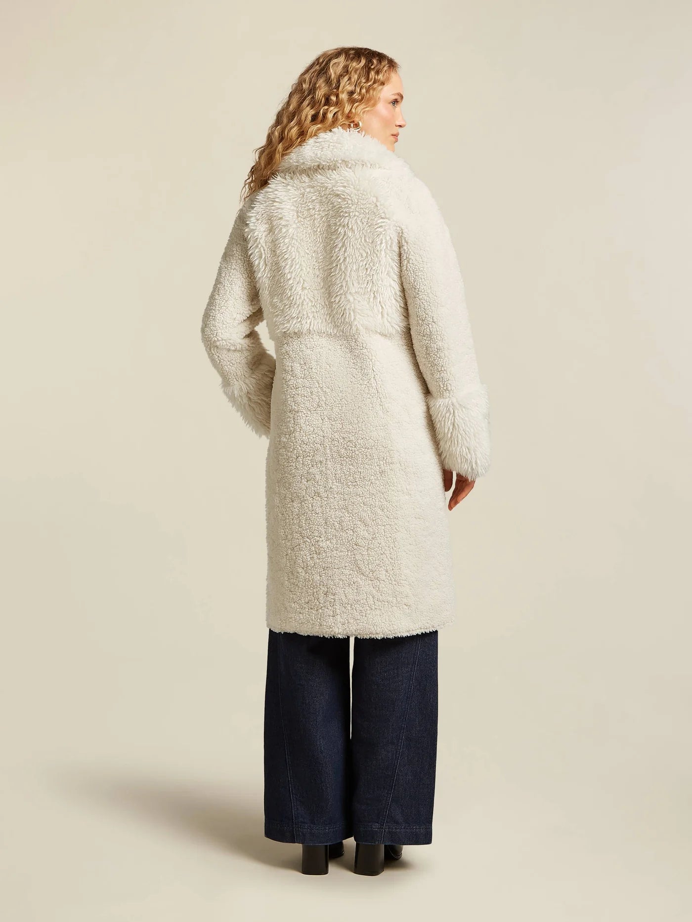 BEAUMONT REVERSIBLE FAUX FUR COAT AVAILABLE SEAFOAM