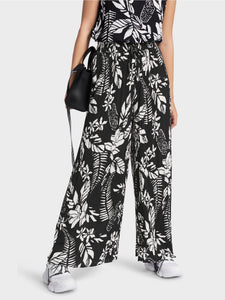 MARC CAIN WOLIN PANTS- WITH PLEATS AND PRINT