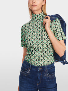 MARC CAIN T-shirt with floral print