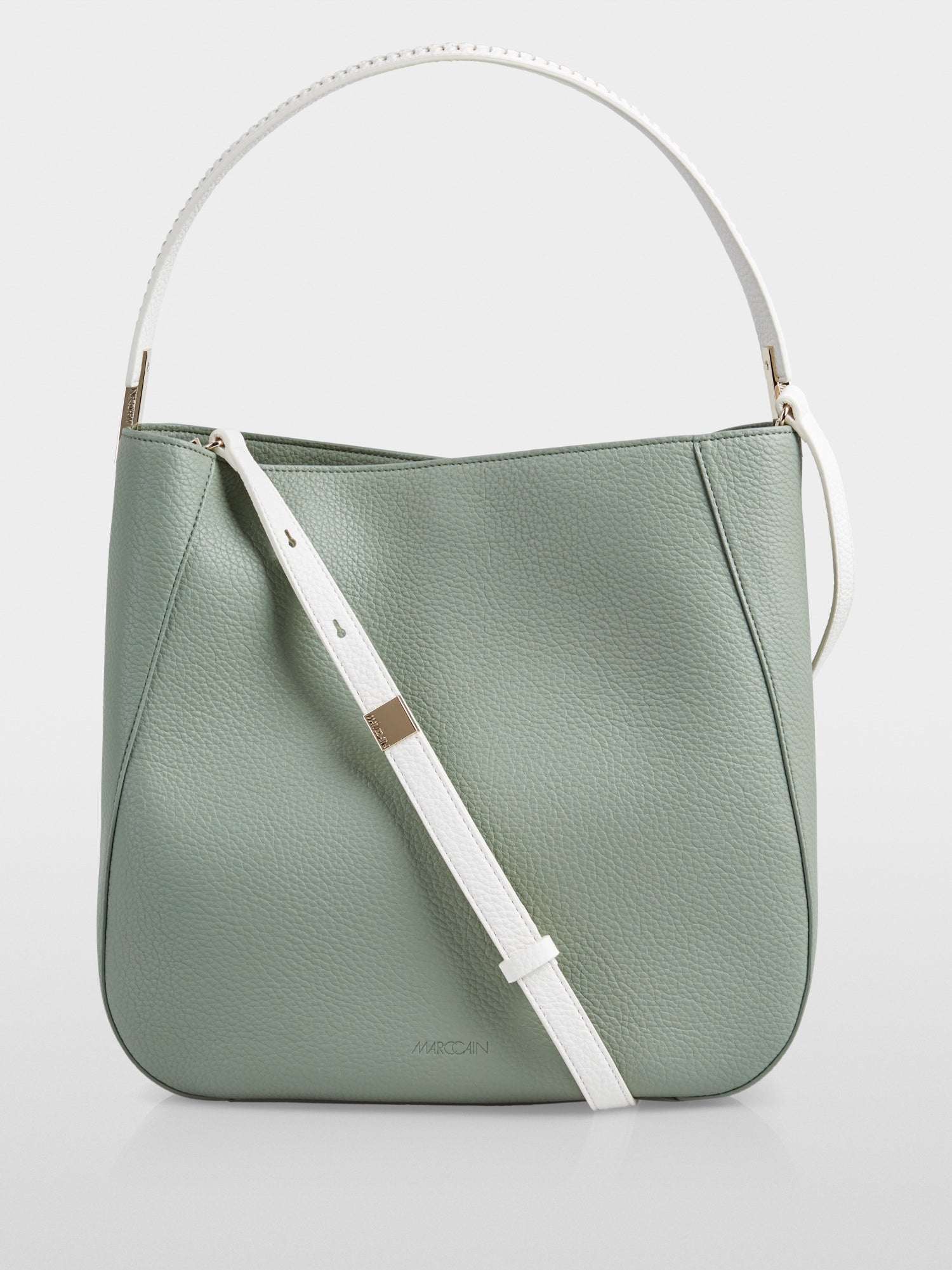 MARC CAIN "Rethink Together" Shoulder Bag in frozen sage