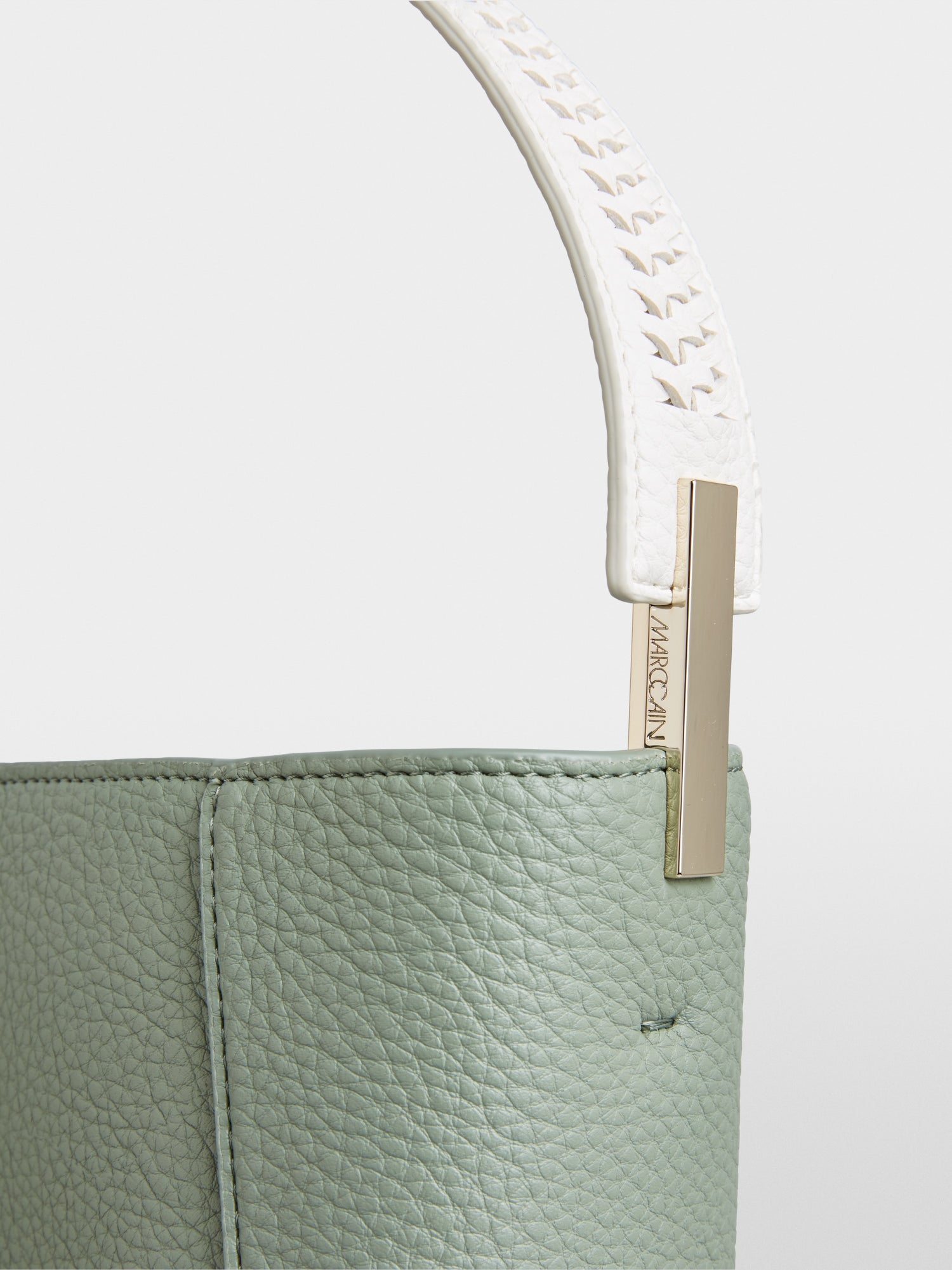 MARC CAIN "Rethink Together" Shoulder Bag in frozen sage