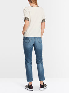 MARC CAIN T-shirt with 3/4 sleeves