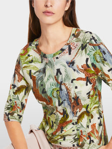 MARC CAIN T-shirt with all-over print