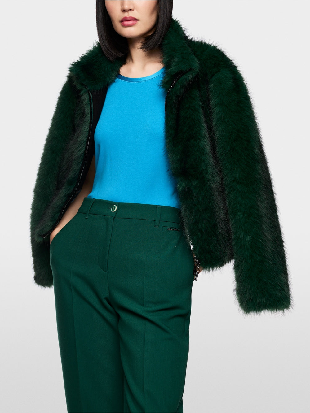 MARC CAIN TSHIRT WITH HALF-LENGHT SLEEVES