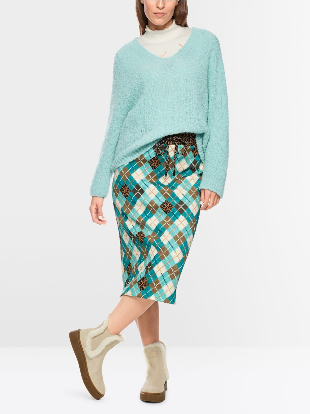 MARC CAIN KNITTED IN GERMANY JUMPER WITH ALPACA