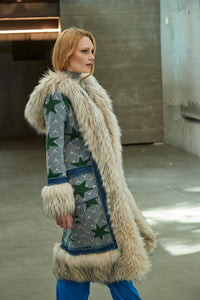 THE EXTREME COLLECTION LONG ALPACA AND MERINA ZOE COAT