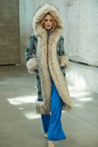 THE EXTREME COLLECTION LONG ALPACA AND MERINA ZOE COAT