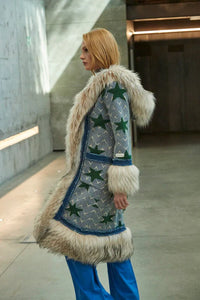 THE EXTREME COLLECTION LONG ALPACA AND MERINA ZOE COAT