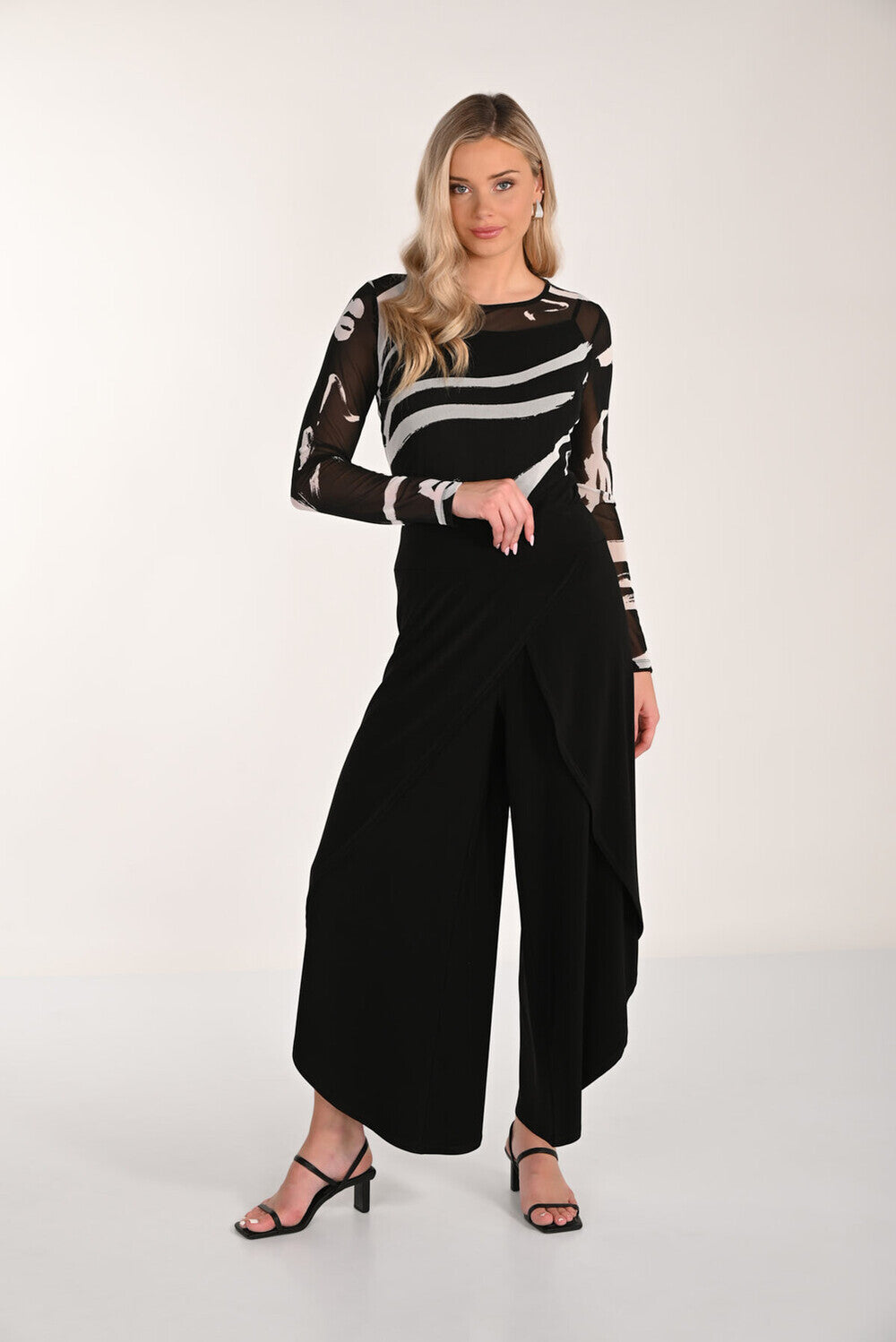 KNIT STRETCH PANT BLACK 266004