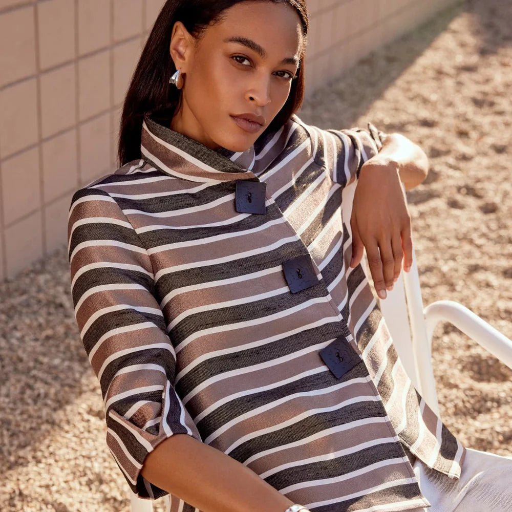 Joseph ribkoff sales striped jacket