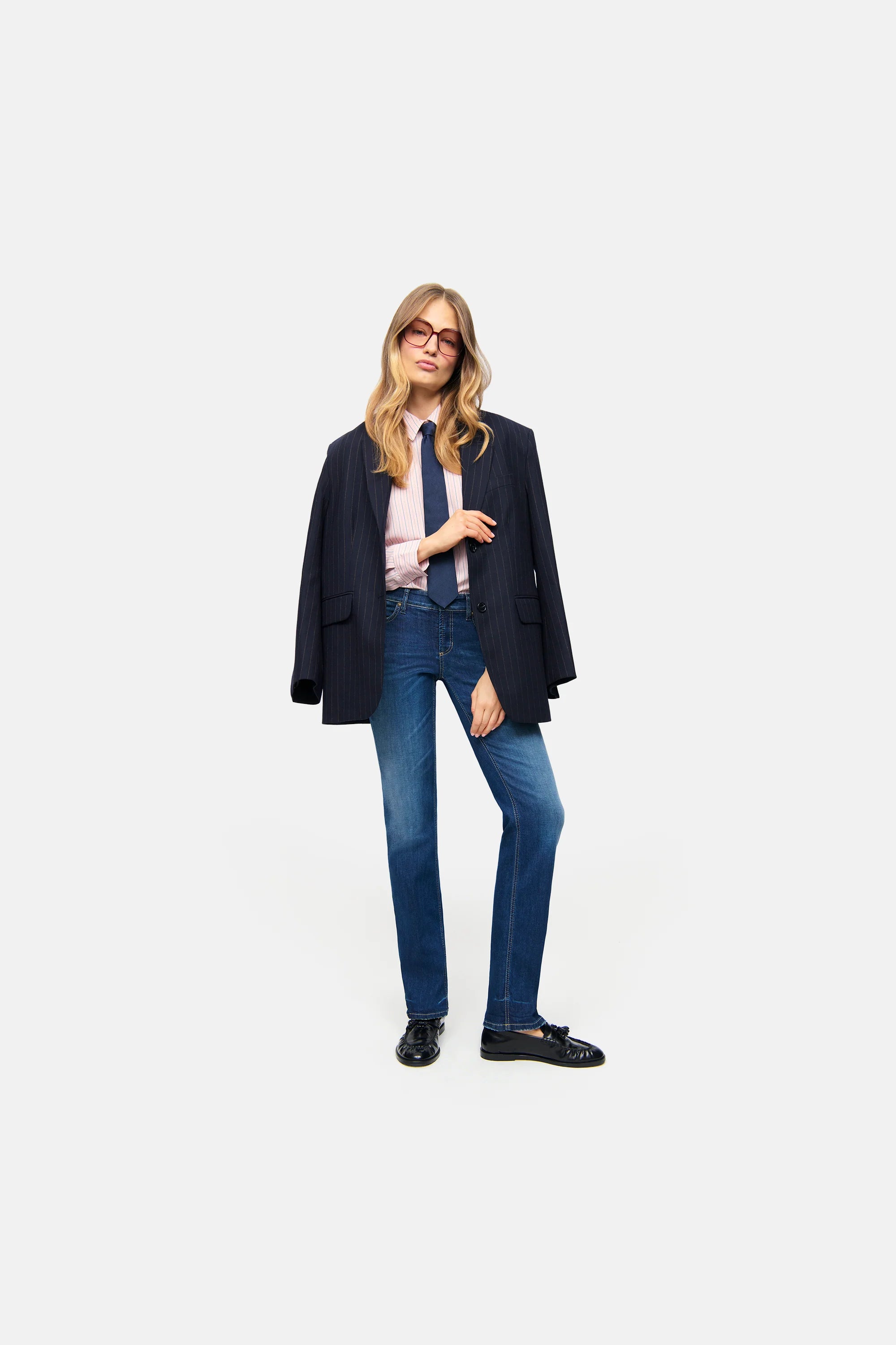 CAMBIO PIPER LONG DK.WASH SLIM FIT