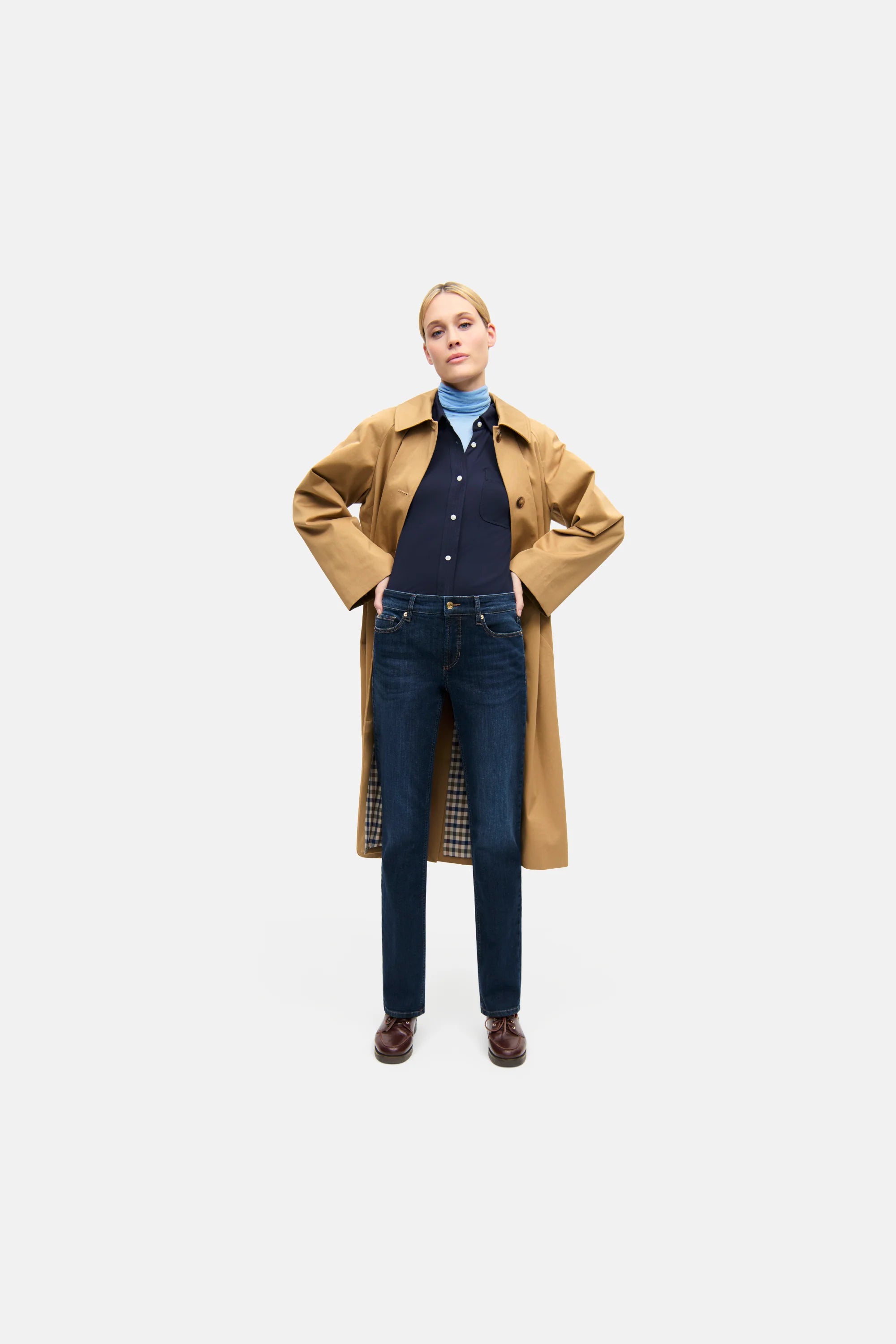 CAMBIO PIPER LONG DK.WASH SLIM FIT