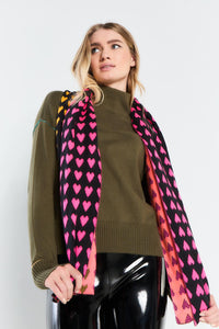 LISA TODD LOVE LINES SCARF