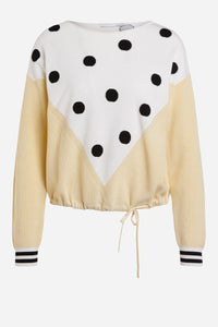 OUI POLKA DOT SWEATER