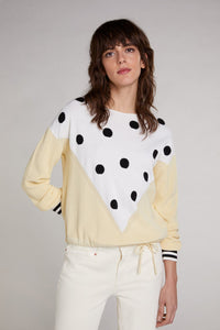 OUI POLKA DOT SWEATER