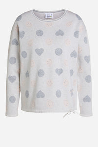 OUI SWEATER WITH SMILEYS