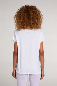 OUI T-SHIRT WITH WOMAN SILHOUETTE
