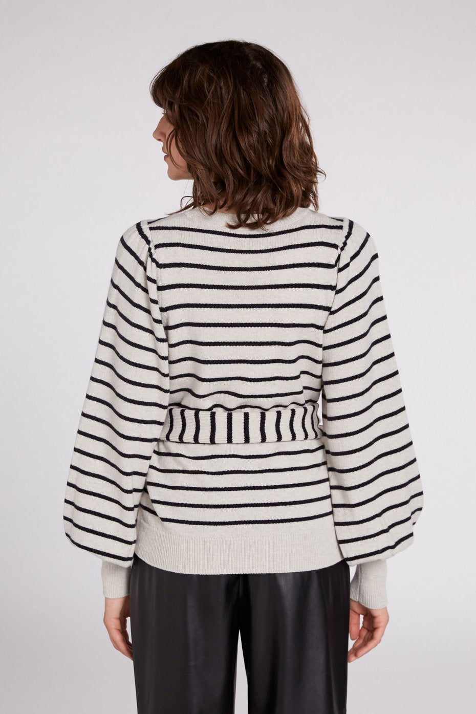 OUI COLLECTION SWEATER WITH STRIPES