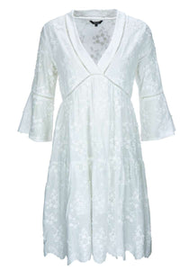 princess goes hollywood dress Midi silk dress in landscape style