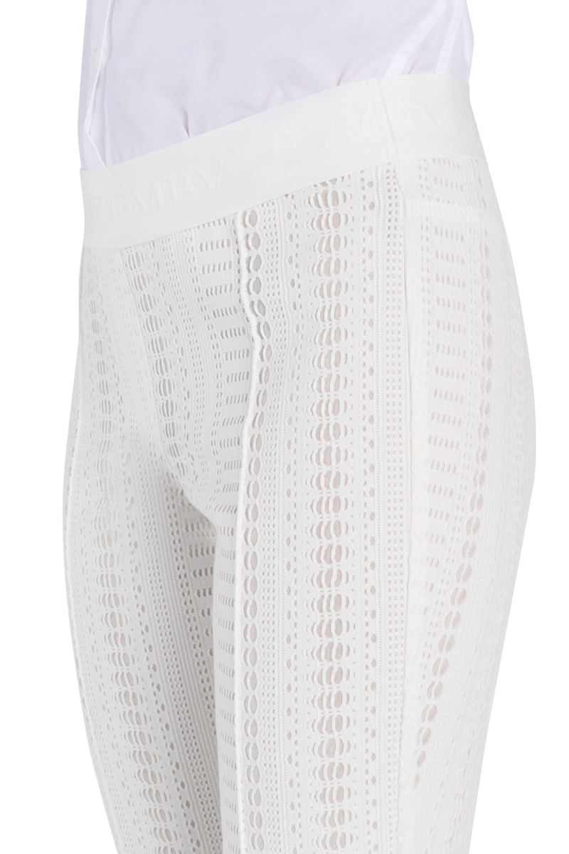 CAMBIO RANEE EASY KICK PANT OFF WHITE CROCHET