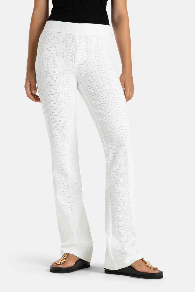 CAMBIO FLOWER CROCHET PANT