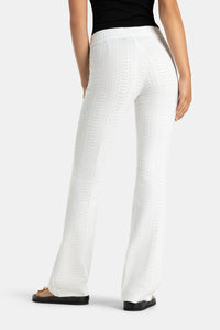 CAMBIO FLOWER CROCHET PANT