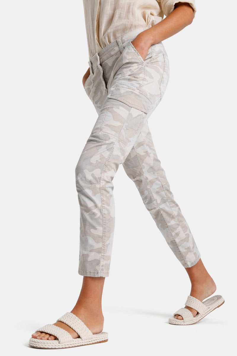 CAMBIO WASHED OUT CAMO CARGO PANT