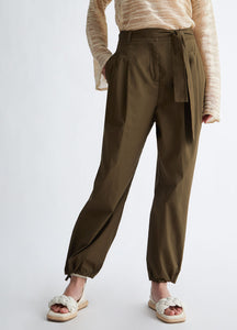 LUI JO POPLIN TROUSER WA3164