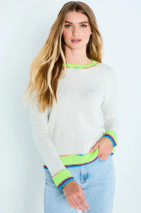 LISA TODD BORDER ORDER SWEATER