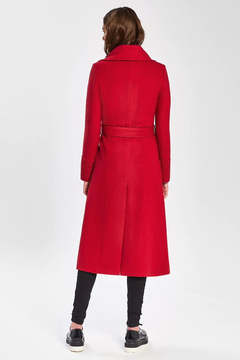 Red wrap 2025 puffer jacket