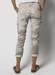 CAMBIO WASHED OUT CAMO CARGO PANT