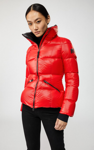 MACKAGE MADALYN RED DOWN JACKET