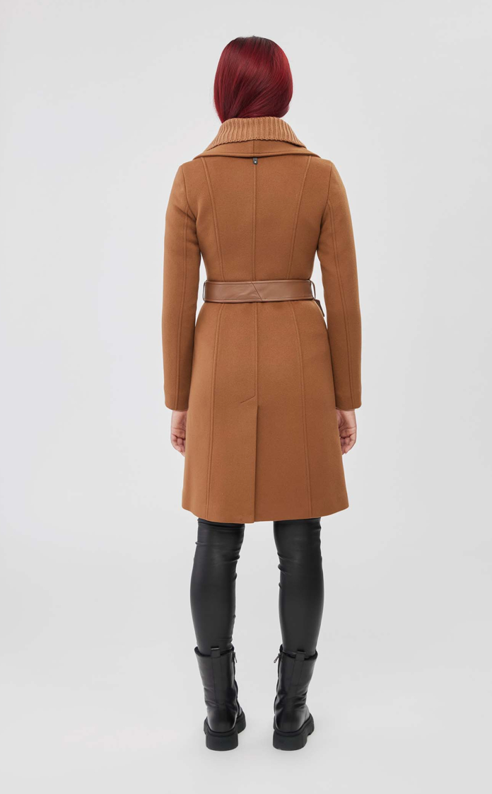 MACKAGE NORI 2-in-1 TAILORED WOOL COAT WITH SASH BELT MACKAGE NORI 2-in-1 TAILORED WOOL COAT WITH SASH BELT