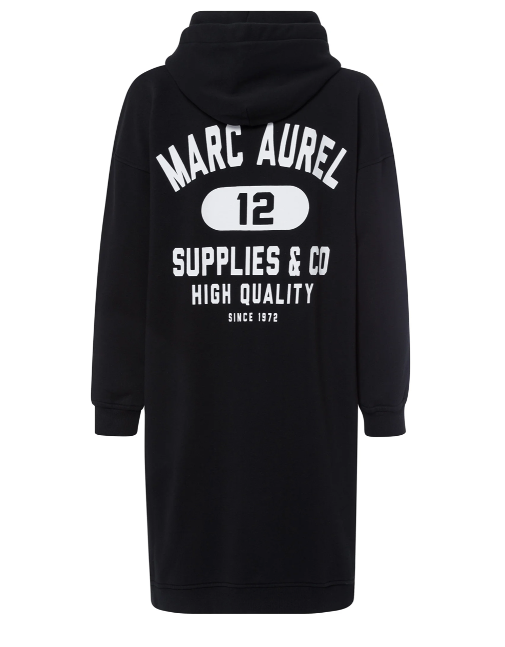 MARC AUREL HOODIE JACKET WITH MOTTO PRINT