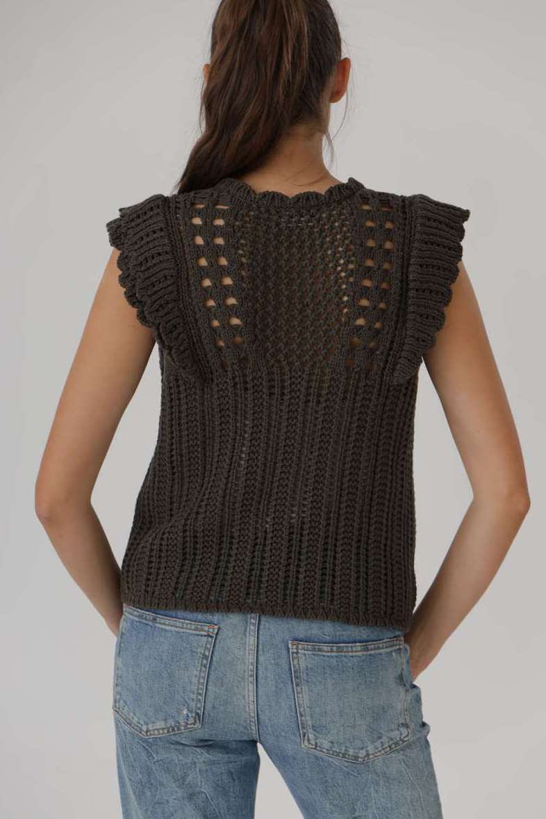 PRINCESS GOES HOLLYWOOD CROCHET TOP