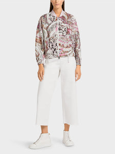 MARC CAIN OVERSIZED BLOUSON IN PAISLEY PATTERN JACKET