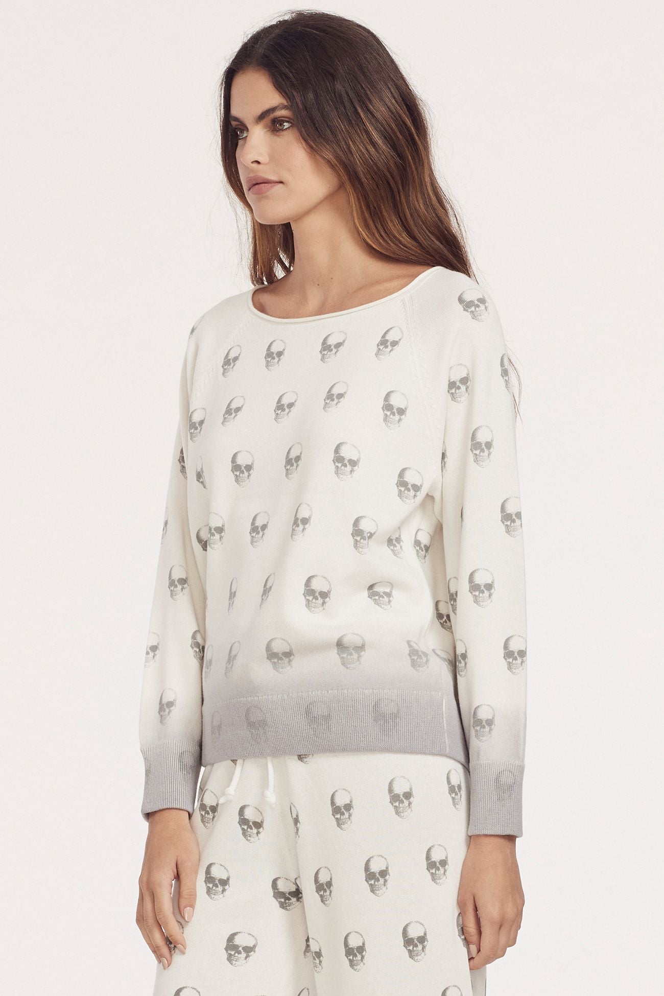 SKULL CASHMERE INDIE SWEATER