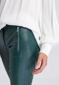 MARC AUREL JADE FAUX LEATHER PANT