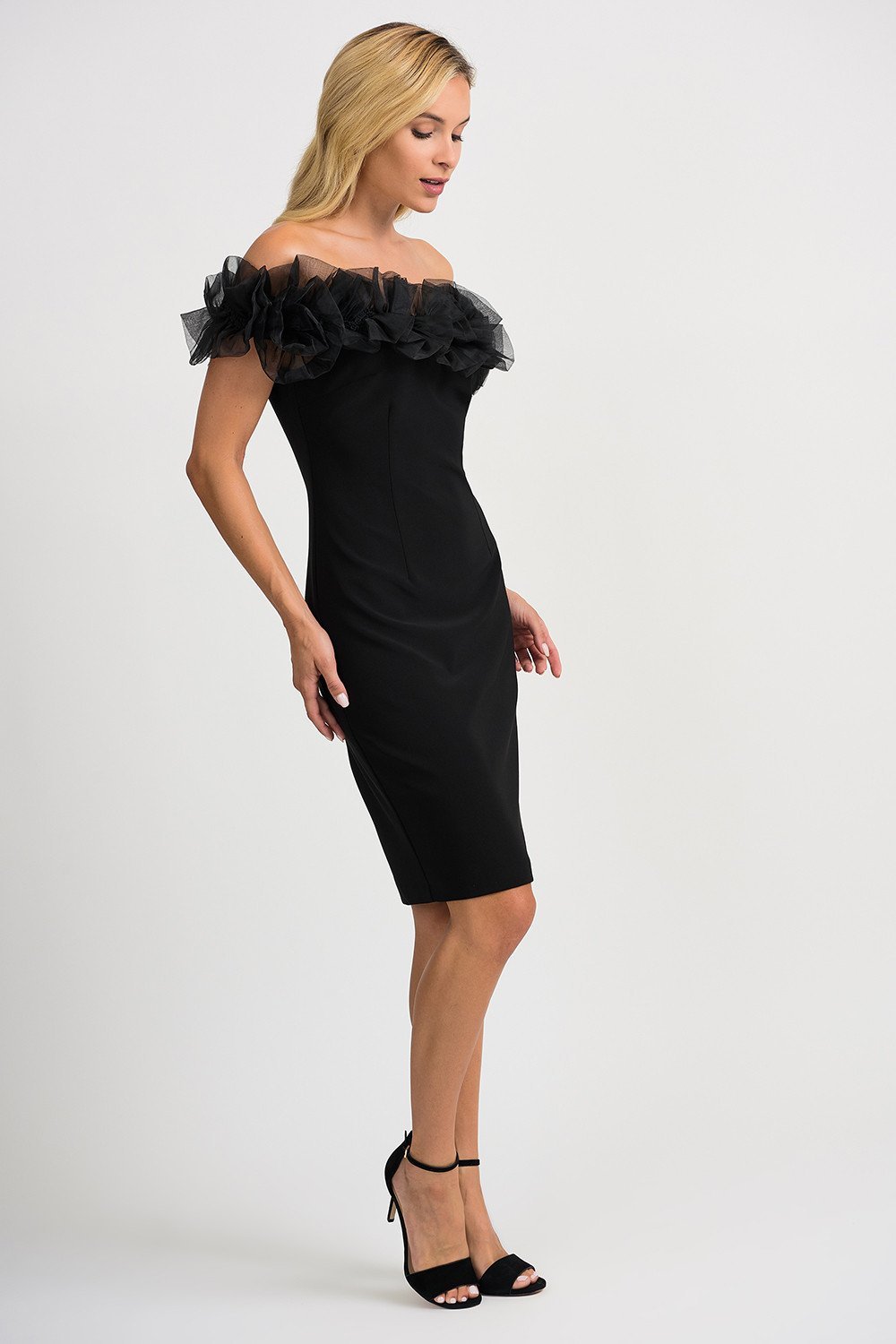 JOSEPH RIBKOFF BLACK DRESS STYLE 201302