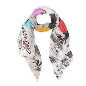 SUZI ROHER BECAUSE WE LOVE YOU SCARF